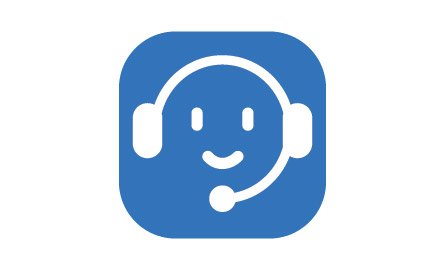 Smiling face with headset 