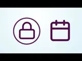 picture of a lock and a calendar