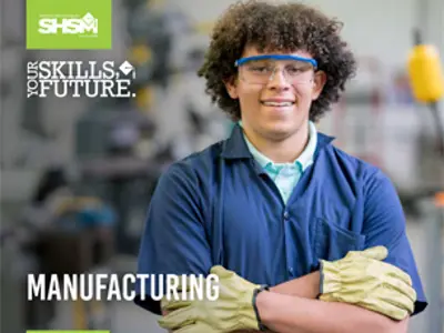 Brochure cover for Manufacturing SHSM