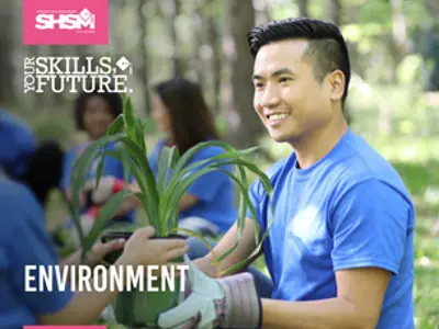 Brochure cover for Environment SHSM