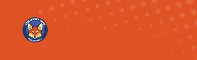 plain orange banner with dots and Ganaraska Trail Public School logo