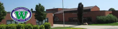 exterior picture of Waverley Public School and their logo