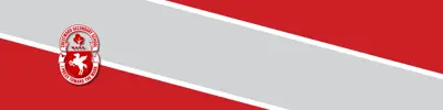 red and gray striped banner and the Crestwood Secondary School logo