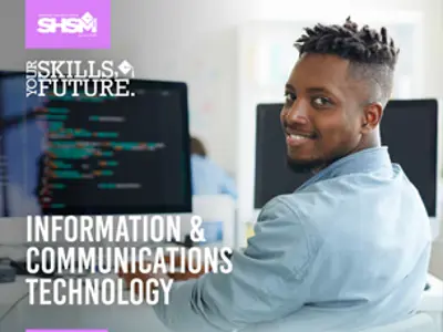 Brochure cover for ICT SHSM